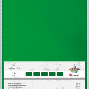 фетр А4/2мм зеленый Titanum(345154)