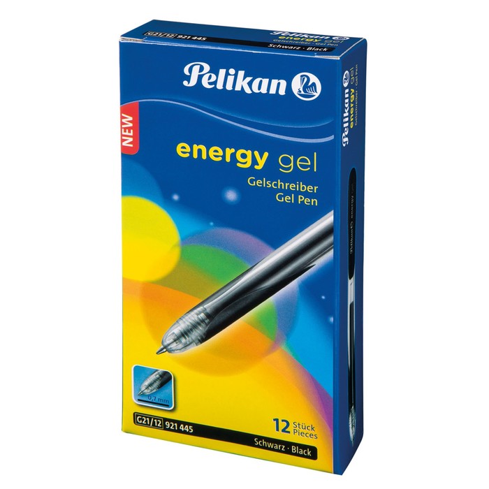 ручка гель Energy Gel (черная) Pelikan(921445)
